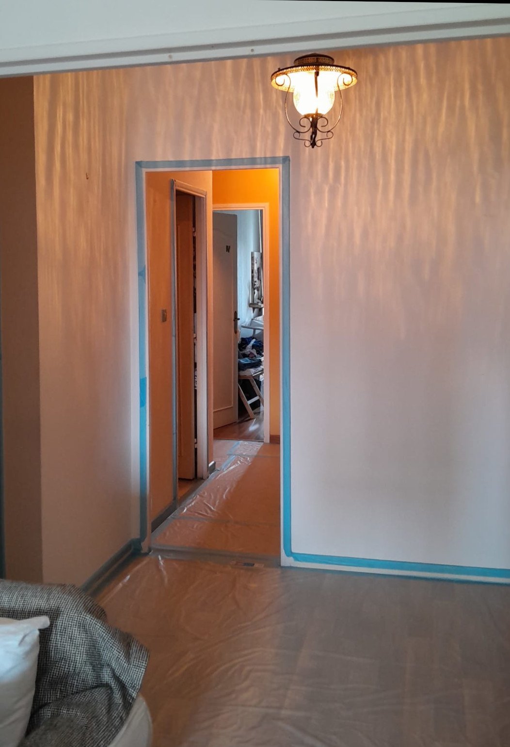 Mur avant les travaux Mur avant les travaux